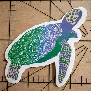 💜13/$13 +Bundle Sticker Sale | Turtle Animal Waterproof Sticker